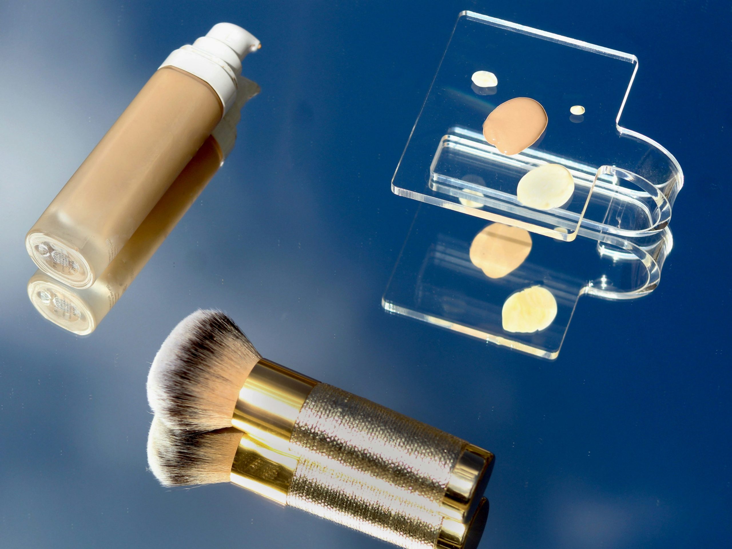 Infographic showing absorption rates of skincare products into the skin.