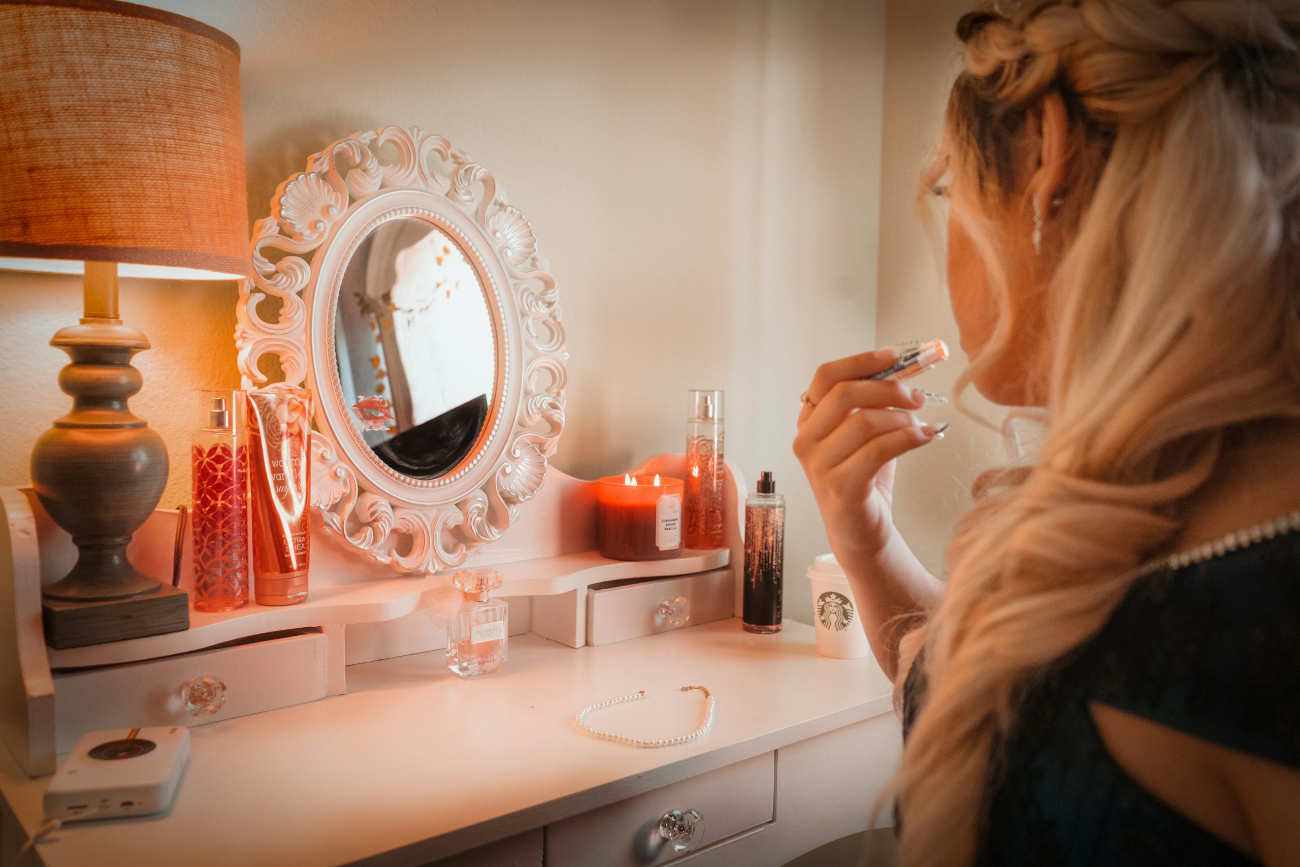 natural makeup application