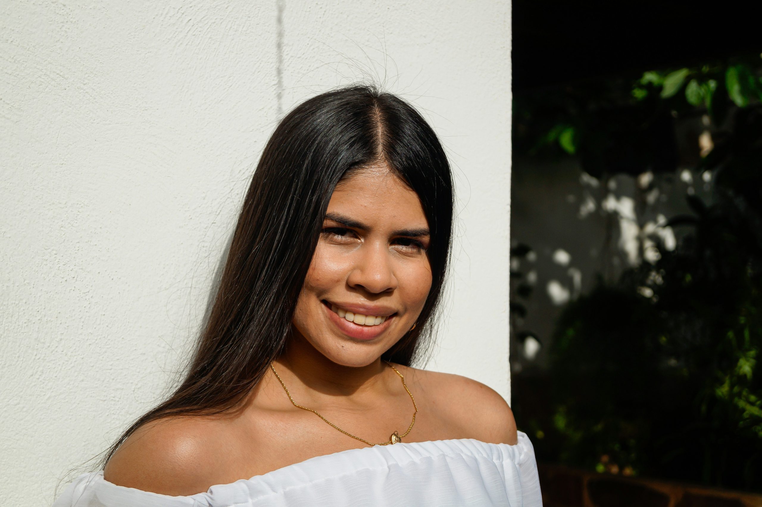 Side-by-side photos of individuals showcasing their natural makeup transformations using eco-friendly products