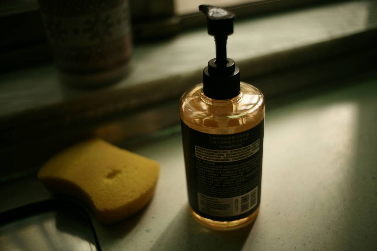 A beautifully arranged organic makeup kit on a marble countertop